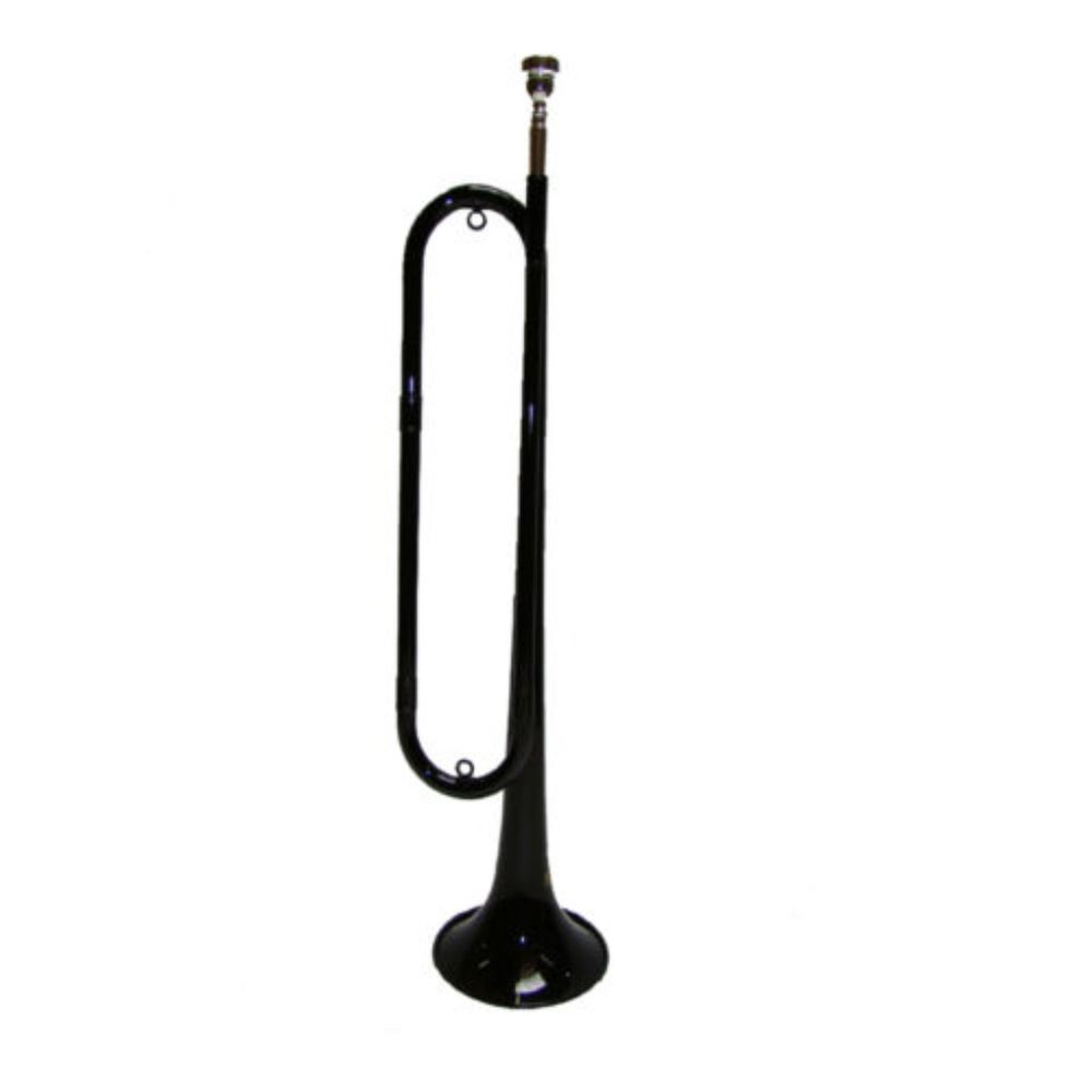 New Black Bugle Boy Scout with Mouth Piece